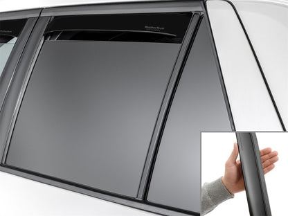 WeatherTech WT Deflector - Rear - Matte Black