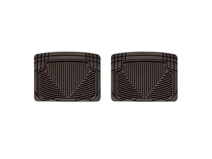 WeatherTech WT Rubber Mats - Rear - Cocoa by WeatherTech