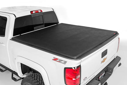 Rough Country Soft Tri-Fold Bed Cover | 6'7" Bed | Chevy/GMC 1500 (00-06 & Classic) by Rough Country