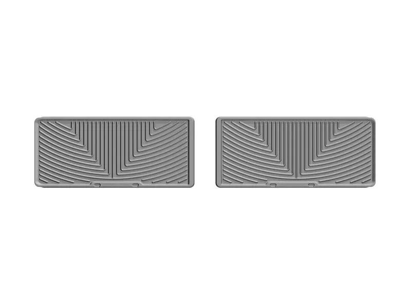 WeatherTech WT Rubber Mats - Rear - Grey by WeatherTech