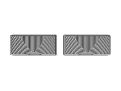 WeatherTech WT Rubber Mats - Rear - Grey by WeatherTech