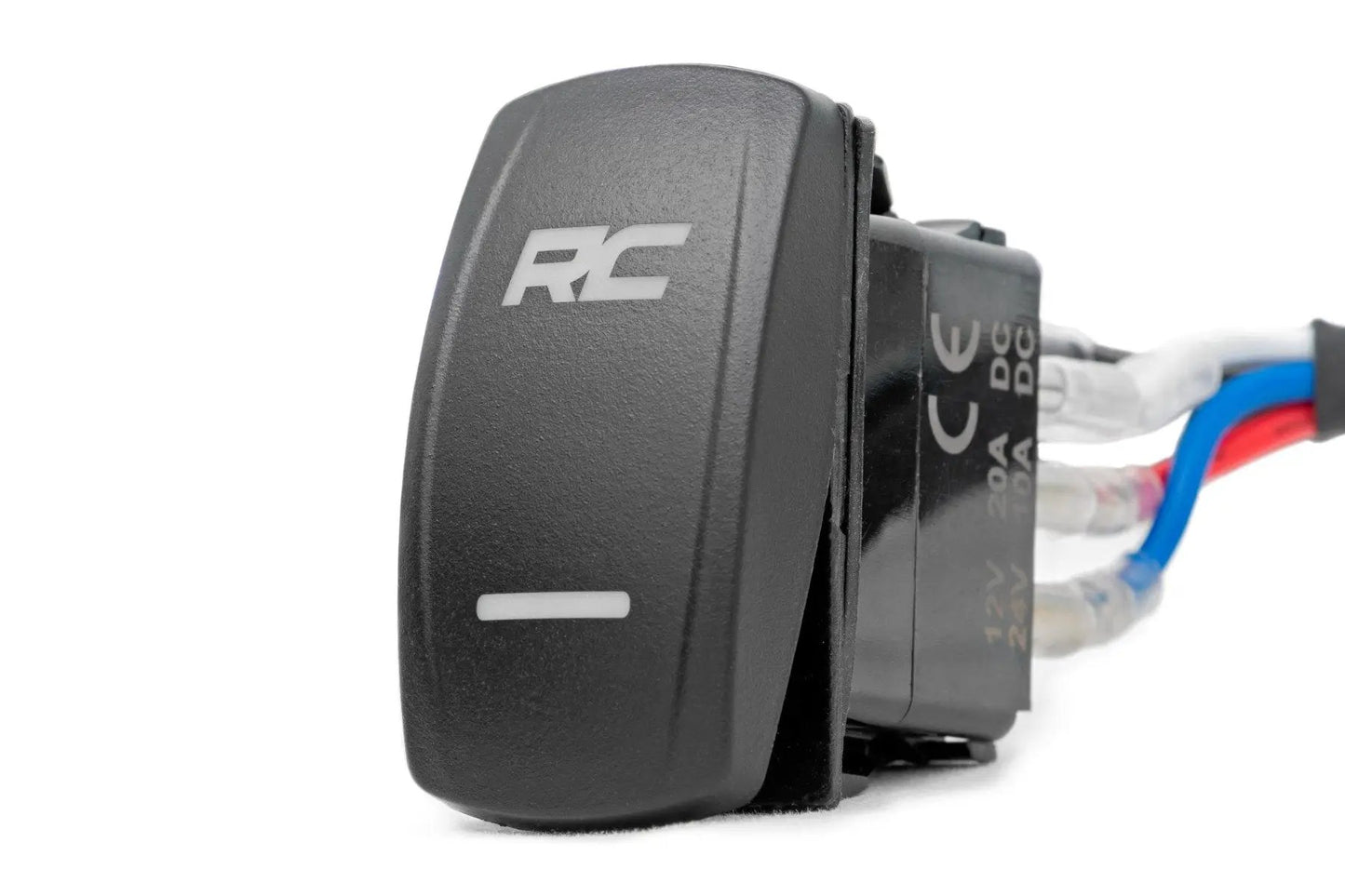 Rough Country 2 Inch Black Series LED Light Pods | Flush Mount | Amber DRL by Rough Country