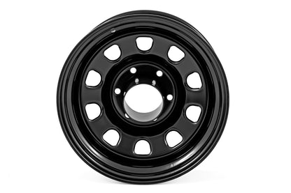 Rough Country Steel Wheel | Black | 17x9 | 5x4.5 | 3.30 Bore | +0mm