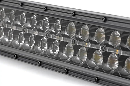 Rough Country 12 Inch Black Series LED Light Bar | Dual Row | White DRL by Rough Country