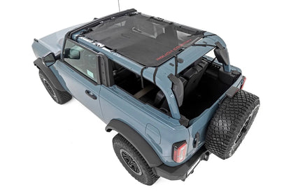 Rough Country Mesh Bikini Top Plus | Black | Ford Bronco 4WD (2021-2025) by Rough Country
