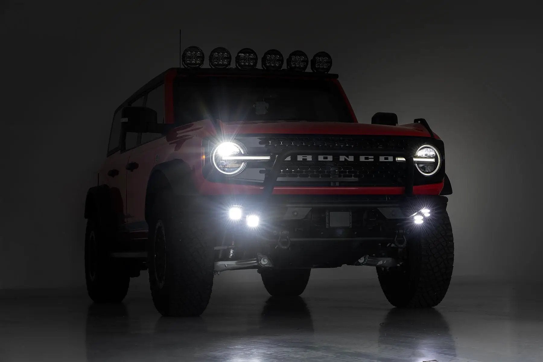 Rough Country Front Bumper | Tubular | Ford Bronco 4WD (2021-2025) by Rough Country
