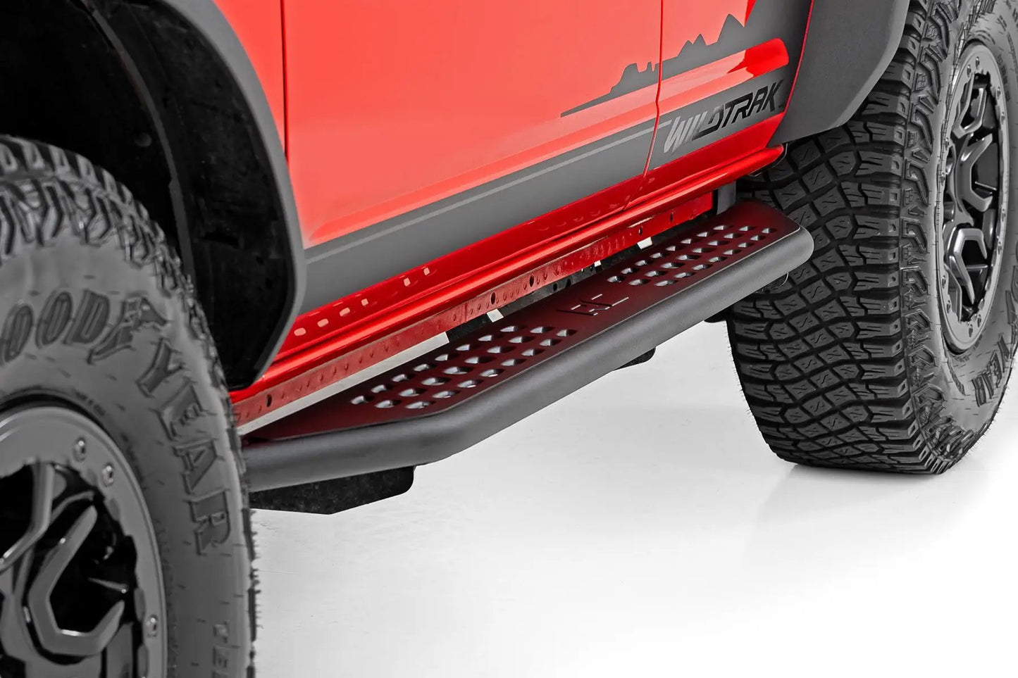 Rough Country OV2 Running Boards | Side Step Bars | 4-Door | Ford Bronco 4WD (2021-2025) by Rough Country