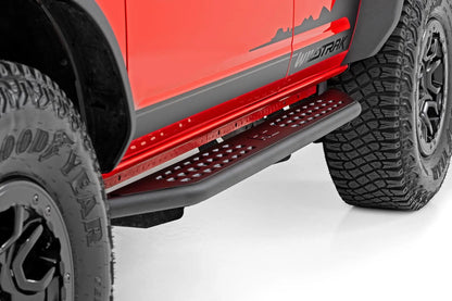 Rough Country OV2 Running Boards | Side Step Bars | 4-Door | Ford Bronco 4WD (2021-2025) by Rough Country