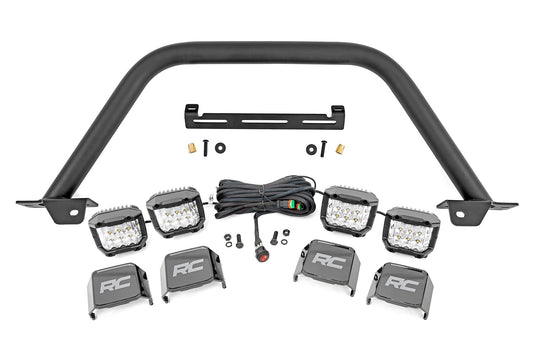 Barra Safari | OSRAM de 3" (cuádruple) | Amplio | Acero modular OE | Ford Bronco (21-25)