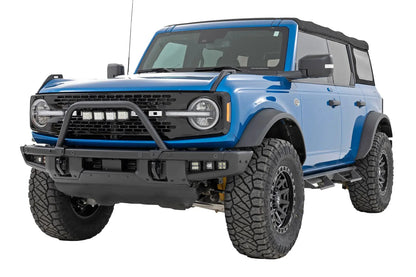 Rough Country Safari Bar | 3" OSRAM (Quad) | Wide | OE Modular Steel | Ford Bronco (21-25) by Rough Country