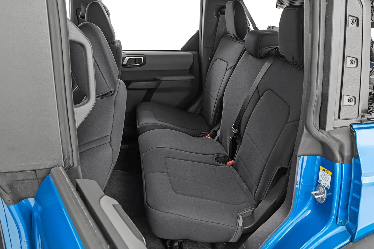 Rough Country Seat Covers | Bucket Seats | FR & RR | Ford Bronco 4WD (2021-2025) by Rough Country