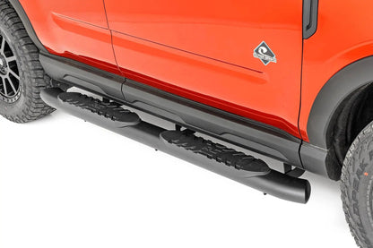 Rough Country Oval Nerf Steps | Black | Ford Bronco Sport 4WD (2021-2026) by Rough Country