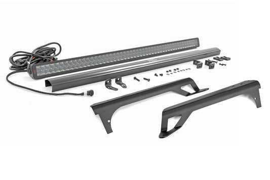 Kit de luces LED | Soporte para parabrisas | Spectrum de doble fila de 50" | Jeep Wrangler TJ (97-06)