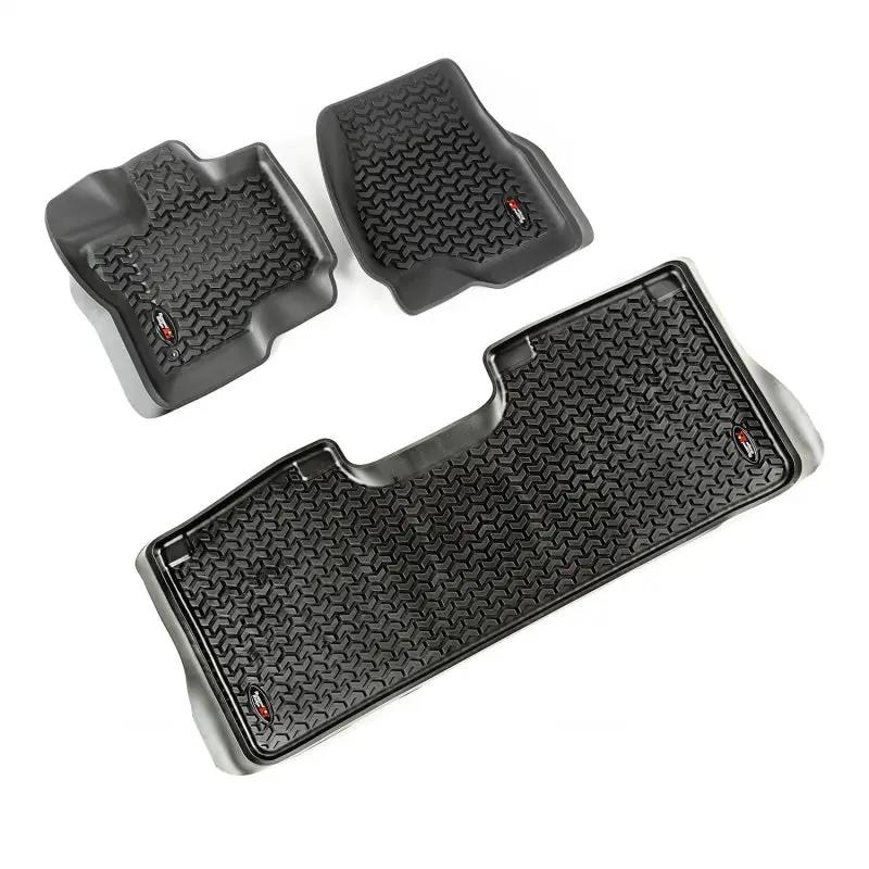 Rugged Ridge RUG Floor Liners - Black by Rugged Ridge