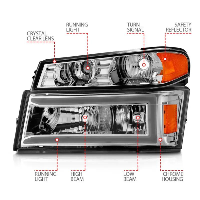 ANZO ANZ Crystal Headlights by ANZO