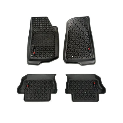 Rugged Ridge RUG Floor Liners - Black by Rugged Ridge