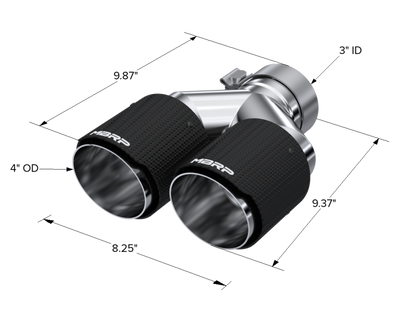 MBRP Univ Exhaust Tips Carbon by MBRP