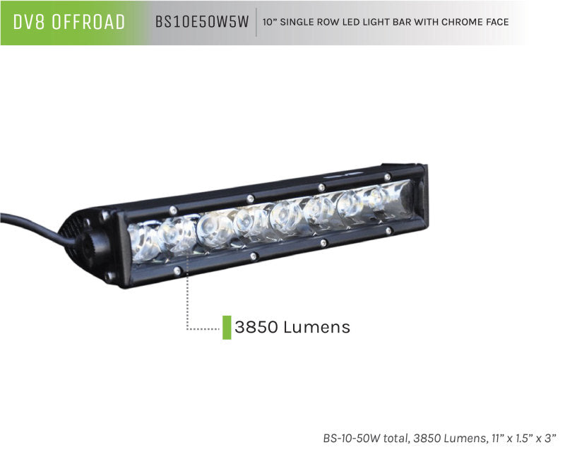 DV8 Offroad DVE LED Light Bars & Cubes