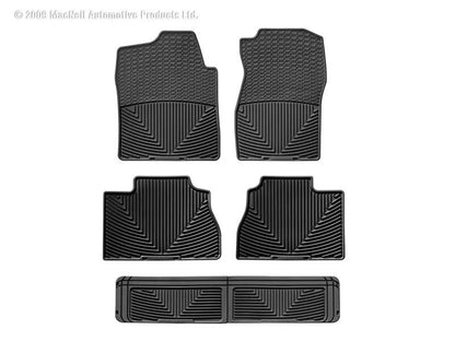 WeatherTech WT Rubber Mats - Rear - Blk by WeatherTech
