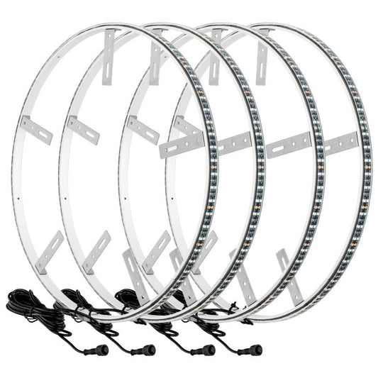 ORACLE Lighting ORL LED Wheel Rings - ORACLE Lighting - orl4228-001 - Auto Expedition