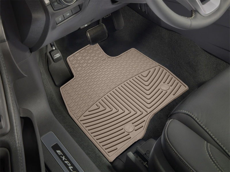 WeatherTech WT Rubber Mats - Front - Tan by WeatherTech