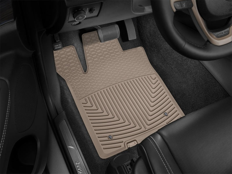 WeatherTech WT Rubber Mats - Front - Tan by WeatherTech