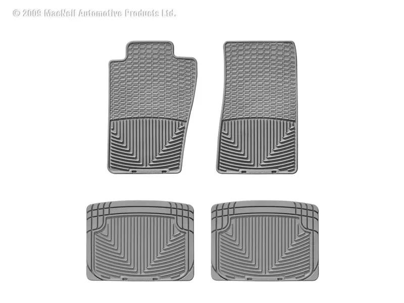 WeatherTech WT Rubber Mats - Front - Grey
