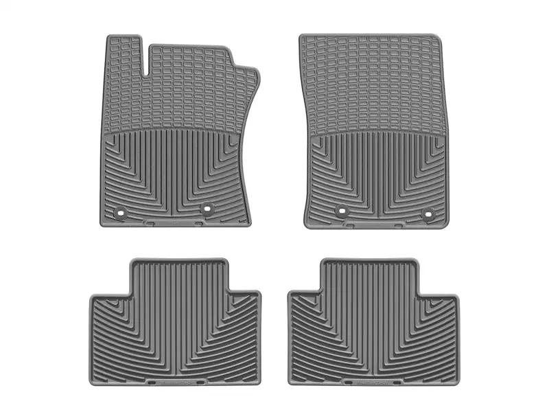 WeatherTech WT Rubber Mats - Rear - Grey by WeatherTech