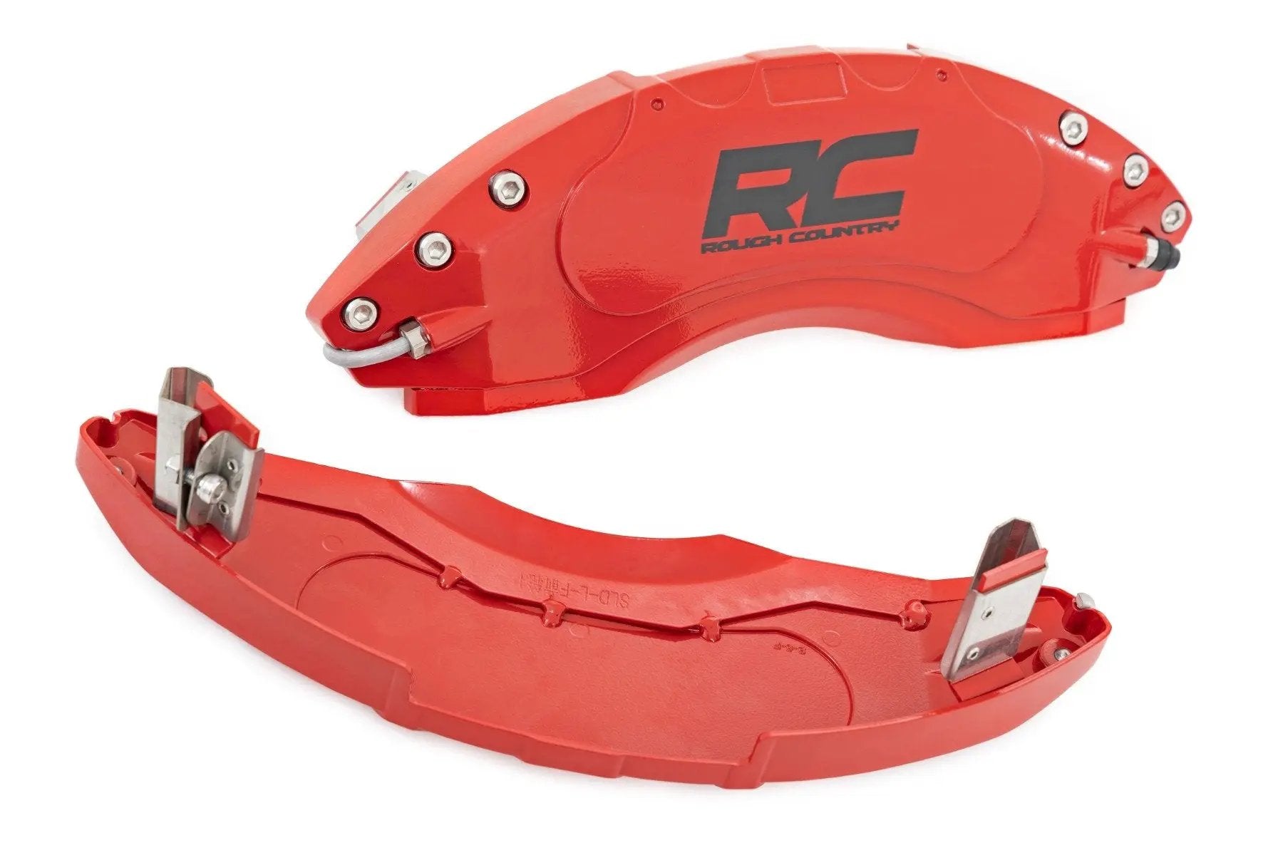 Rough Country Caliper Covers | Front and Rear | Red | Jeep Gladiator JT 4WD (2020-2025) by Rough Country