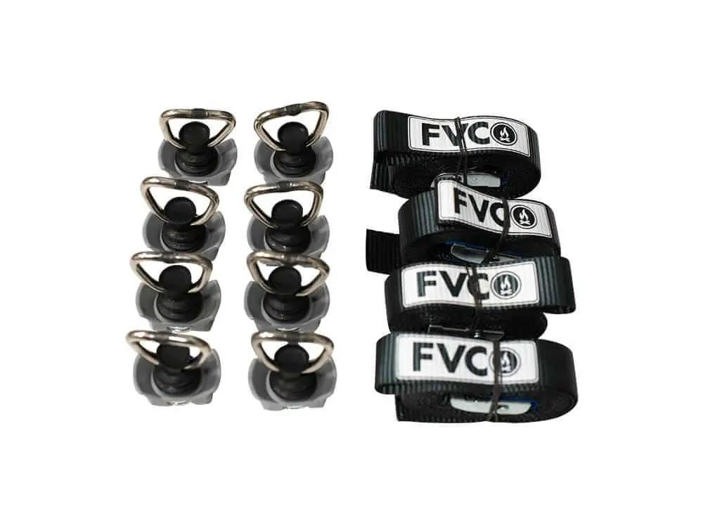 Flatline Van Co. Adventure Van 1" Cam Straps with L-Track Loops by Flatline Van Co.