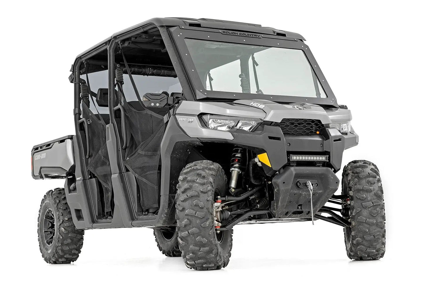 Rough Country M1 Front Coil Over Shocks | Ride Height Adjust | Can-Am Defender HD 5/HD 8/HD 9 by Rough Country