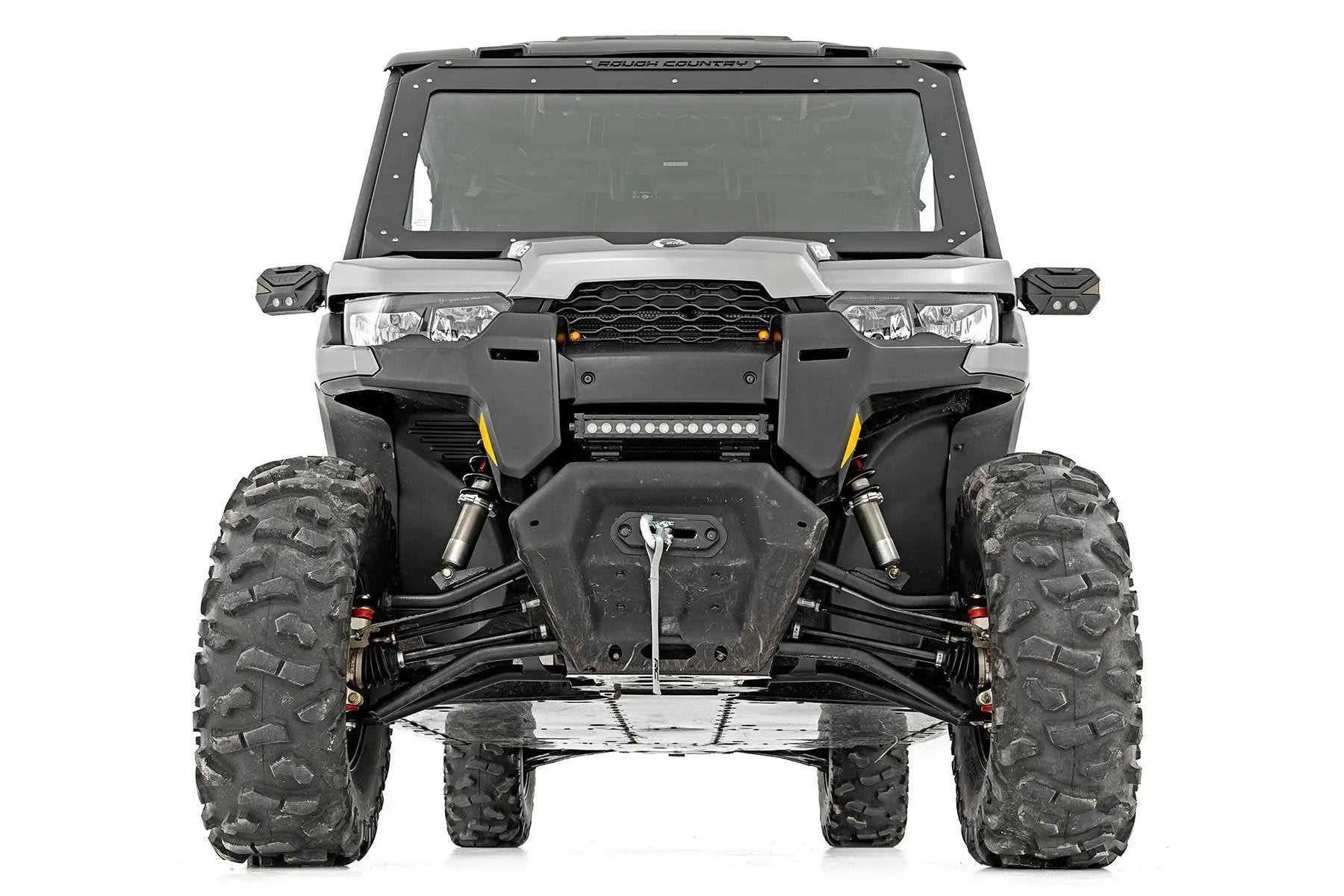 Rough Country M1 Front Coil Over Shocks | Ride Height Adjust | Can-Am Defender HD 5/HD 8/HD 9 by Rough Country