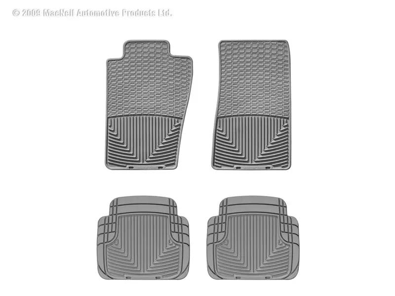 WeatherTech WT Rubber Mats - Front - Grey by WeatherTech