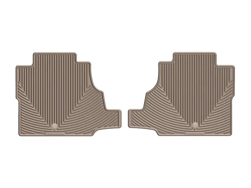 WeatherTech WT Rubber Mats - Rear - Tan by WeatherTech