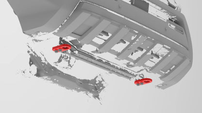 NYTOP 2024-Current Toyota Tacoma Lower Front Recovery Points