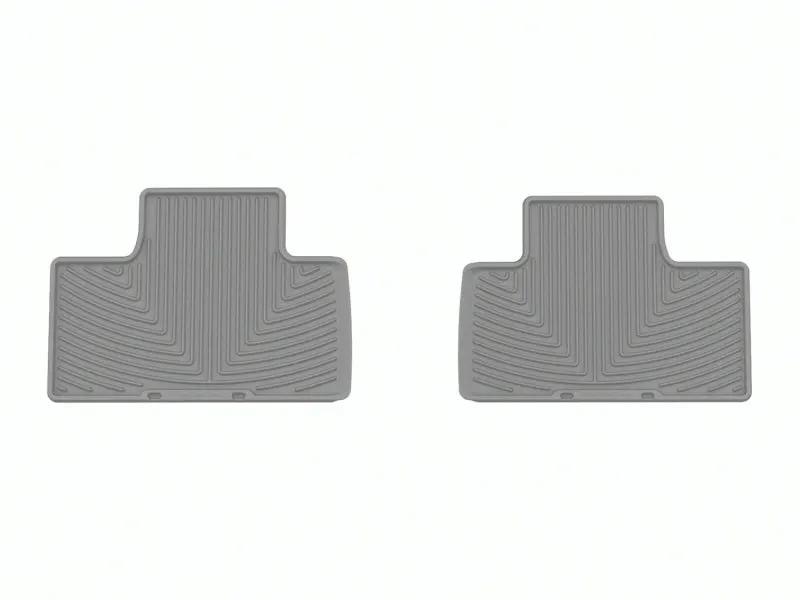WeatherTech WT Rubber Mats - Rear - Grey by WeatherTech
