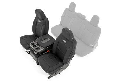 Rough Country Seat Covers | FR 40/20/40 | Chevy/GMC Sierra 1500 (19-26)/Silverado 1500 (19-26) by Rough Country