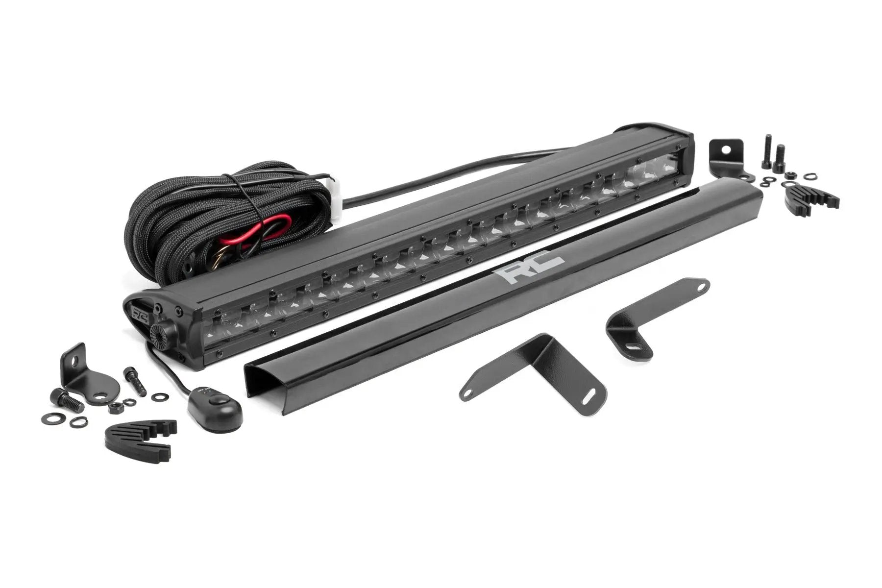 Rough Country LED Light Kit | Under Bed Mount | 20" Black Single Row | CFMOTO UFORCE 1000 by Rough Country
