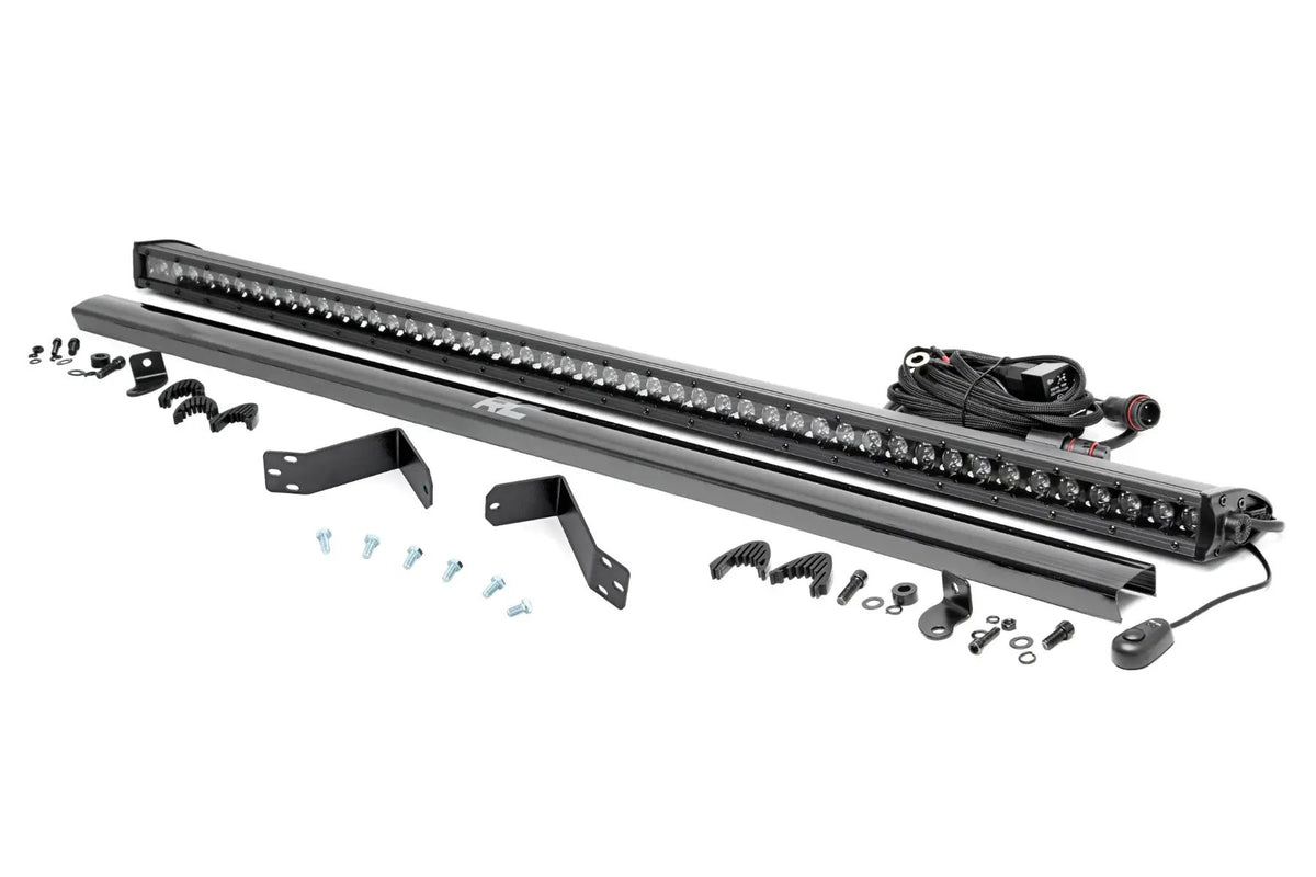 Rough Country LED Light Kit | Rear Mount | 50" Black Single Row | CFMOTO UFORCE 1000 by Rough Country