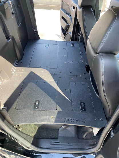 Chevy Colorado 2015-2022 2nd Gen. Crew Cab - Second Row Seat Delete Plate System by Goose Gear
