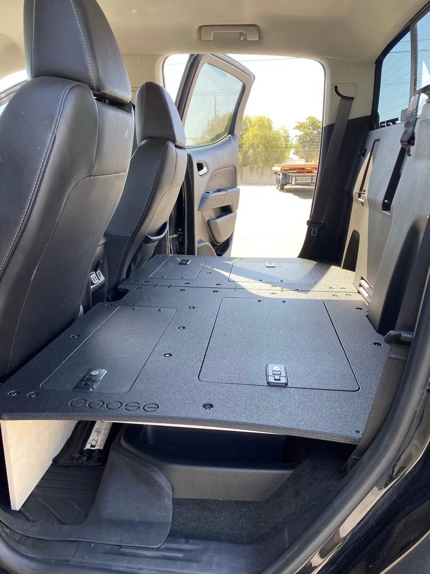 Chevy Colorado 2015-2022 2nd Gen. Crew Cab - Second Row Seat Delete Plate System by Goose Gear