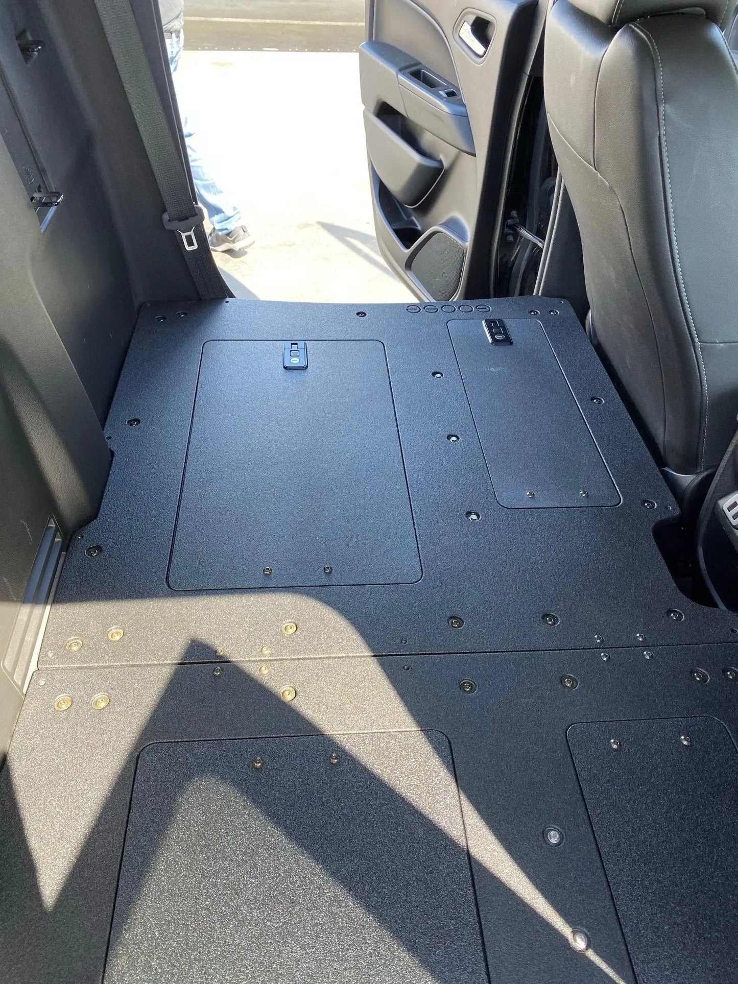 Chevy Colorado 2015-2022 2nd Gen. Crew Cab - Second Row Seat Delete Plate System by Goose Gear