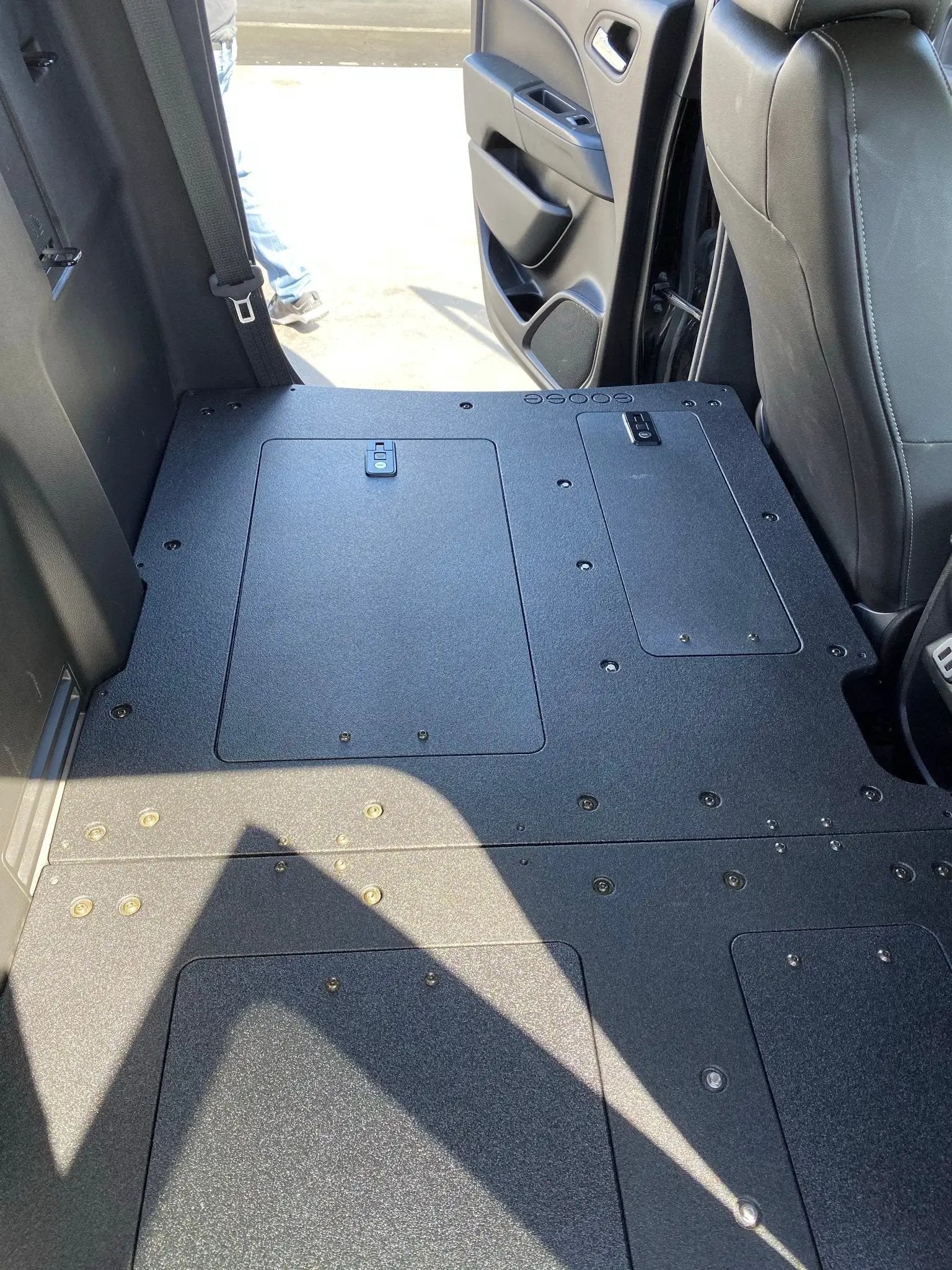 Chevy Colorado 2015-2022 2nd Gen. Crew Cab - Second Row Seat Delete Plate System by Goose Gear