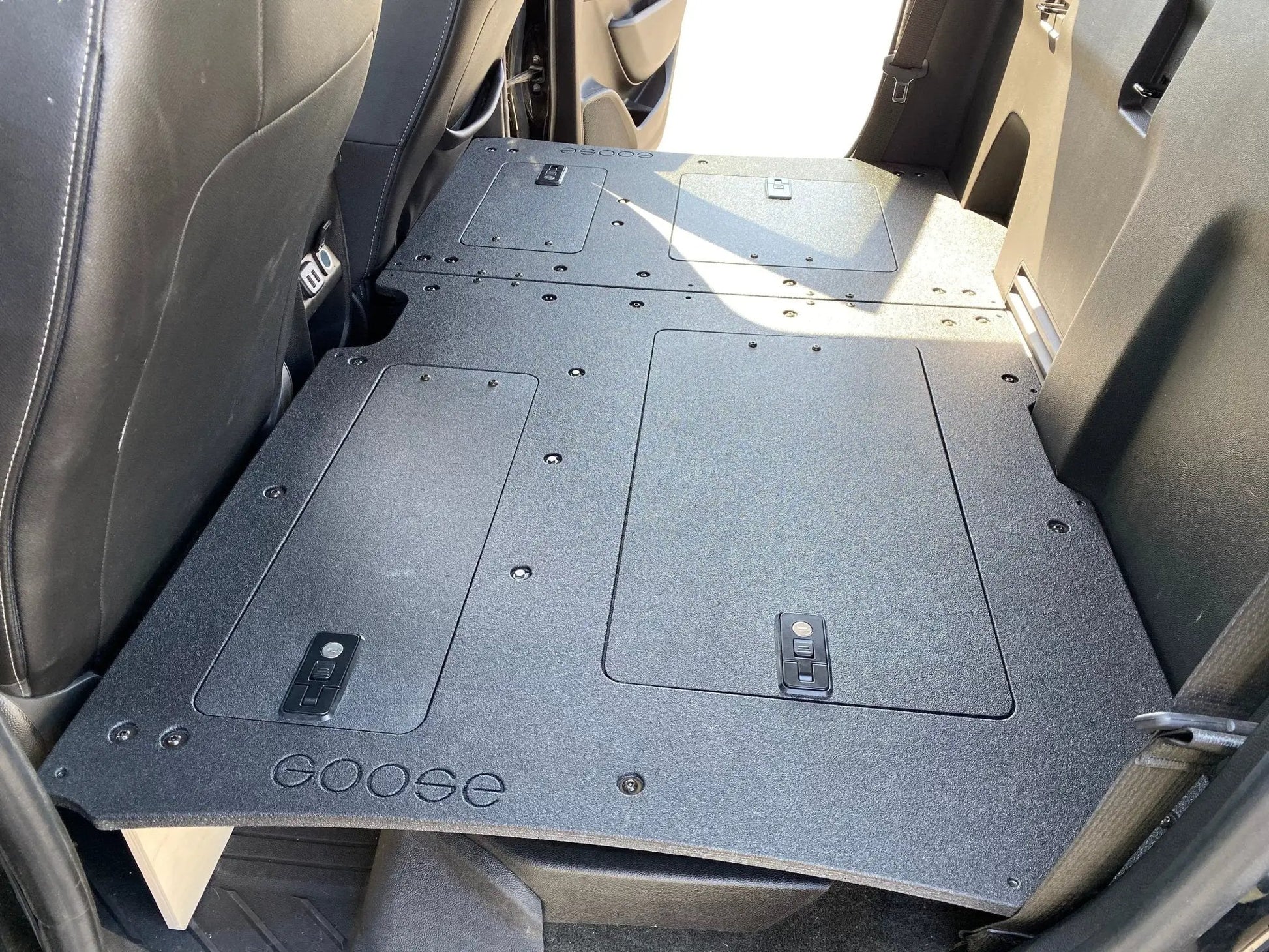 Chevy Colorado 2015-2022 2nd Gen. Crew Cab - Second Row Seat Delete Plate System by Goose Gear