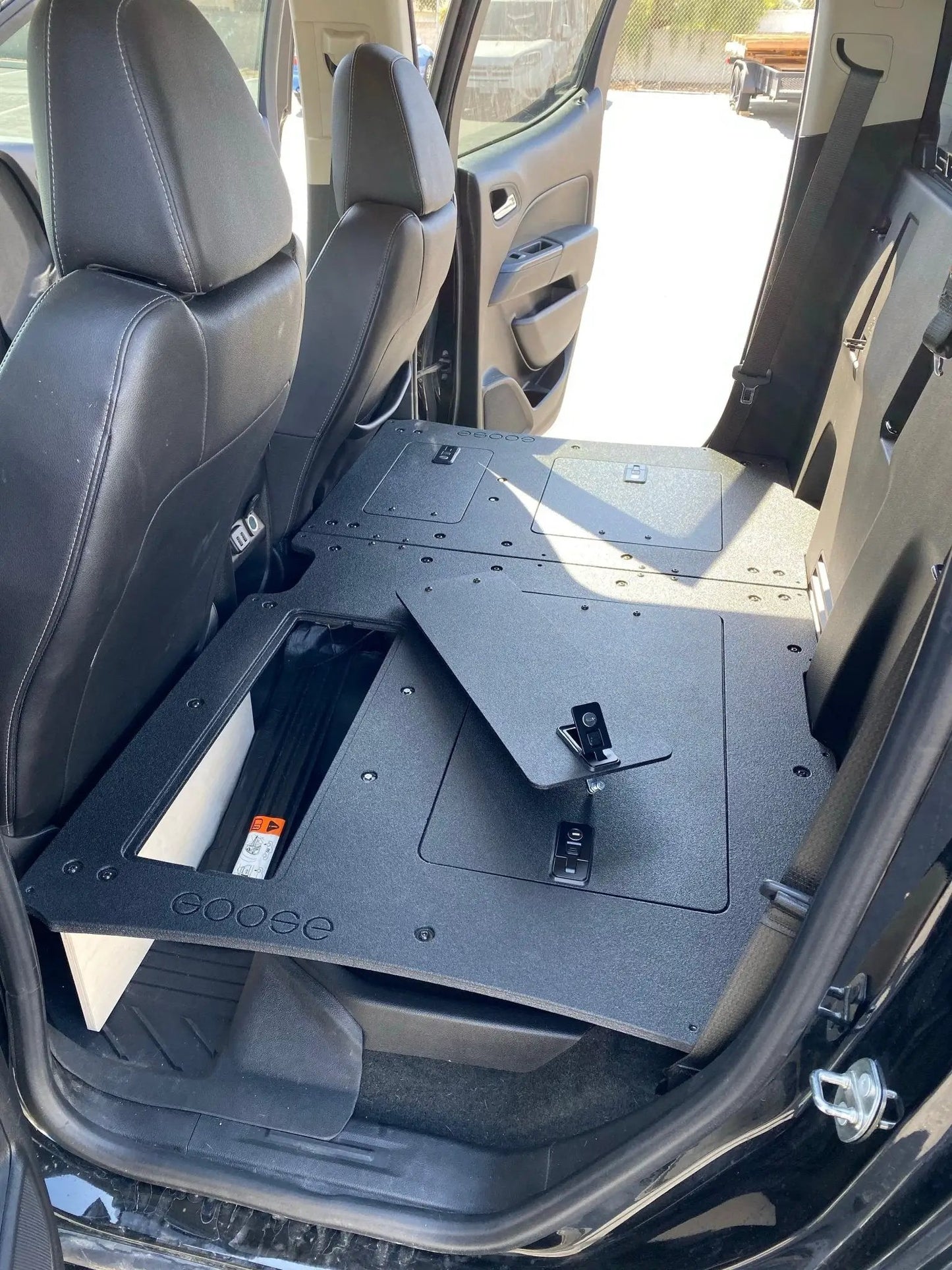 Chevy Colorado 2015-2022 2nd Gen. Crew Cab - Second Row Seat Delete Plate System by Goose Gear