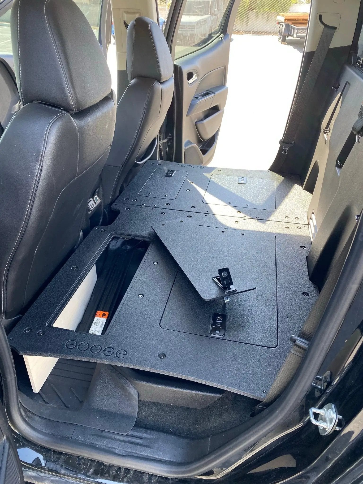 Chevy Colorado 2015-2022 2nd Gen. Crew Cab - Second Row Seat Delete Plate System by Goose Gear