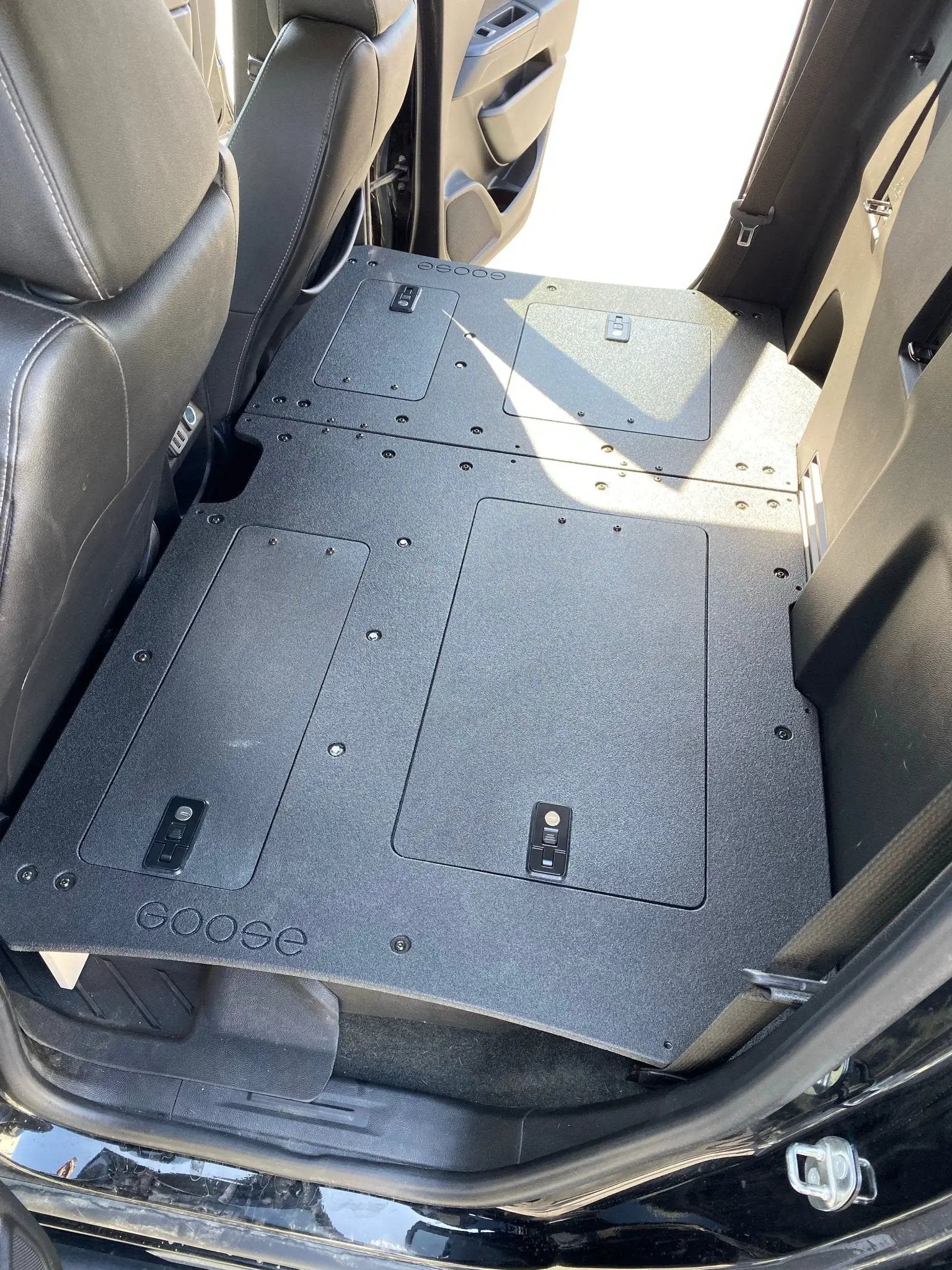 Chevy Colorado 2015-2022 2nd Gen. Crew Cab - Second Row Seat Delete Plate System by Goose Gear