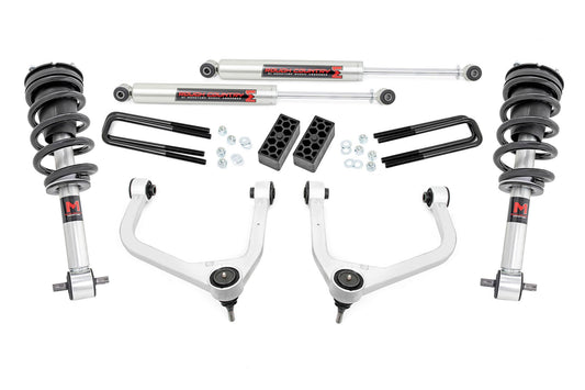 Kit de Elevación de 3.5 Pulgadas | Amortiguadores M1/M1 | Chevy Silverado 1500 2WD/4WD (2019-2024)