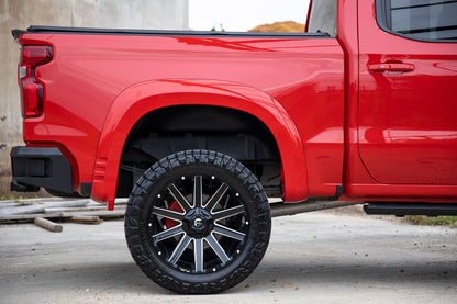 Rough Country Fender Flares | SF1 | GCN Victory Red | Chevy Silverado 1500 2WD/4WD (19-26)