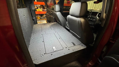 CHEVY - SILVERADO - 4TH GEN - GMC - SIERRA - 2019-PRESENT - 5TH GEN - EXPLORE SERIES - CREW CAB - SEAT DELETE PLATE SYSTEM - SECOND ROW - 100% by Goose Gear
